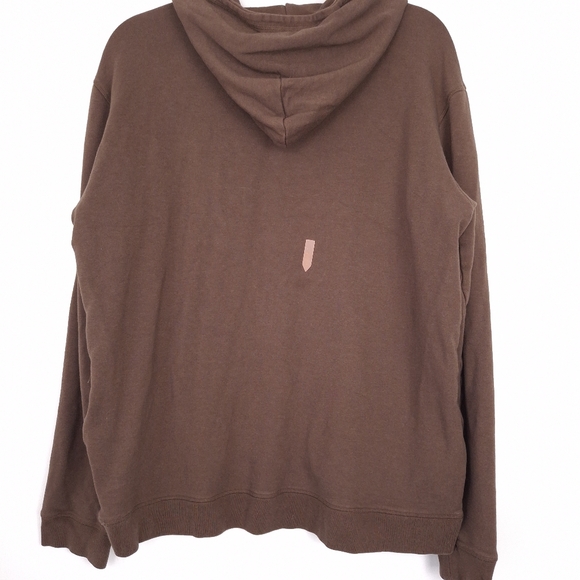 Free Fly bamboo viscose hoodie pockets outdoor cozy soft brushed interior brown - Picture 10 of 10